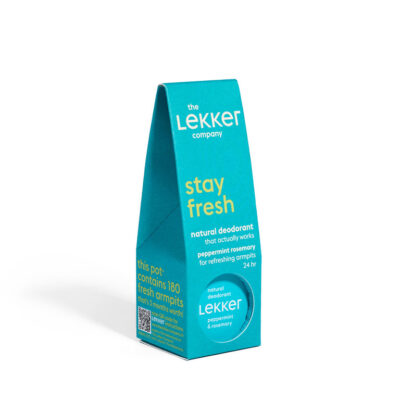 Lekker Natural Deodorant Cream, Stay Fresh
