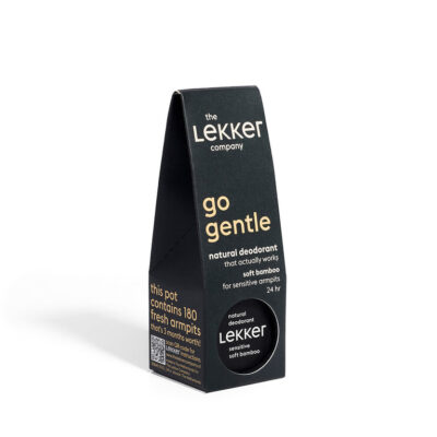Lekker Natural Deodorant Cream, Go Gentle